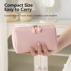 Borsa da Viaggio per Trucco Portatile, <span class=keywords><strong>Impermeabile</strong></span> e Resistente con Loghi Personalizzabili, Realizzata in Nylon Morbido ed Ecologico - Product Image 6