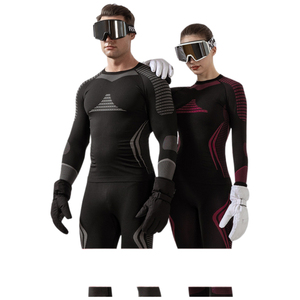 <span class=keywords><strong>Sous</strong></span>-vêtements de sport imprimés pour le <span class=keywords><strong>ski</strong></span> en plein air, à séchage rapide, pour hommes et femmes, ensemble thermique de compression respirant et anti-humidité - Product Image 2