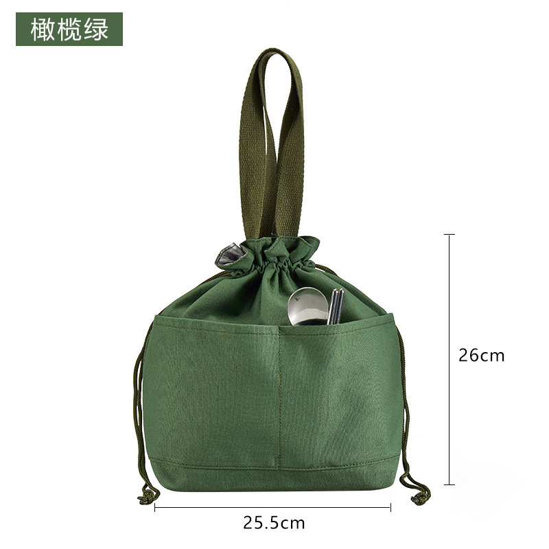 Cordon de serrage avec sac - vert olive