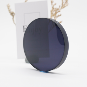 렌즈 제조 업체 빠른 사진 다크 그레이 HMC 광 변색 렌즈 1.56 완성 안경 - Product Image 1