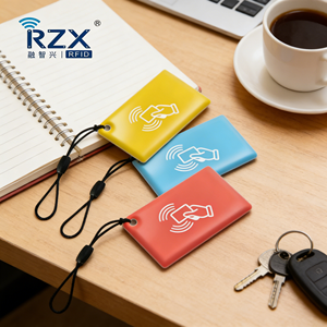 Porte-clés NFC étanche personnalisé 13,56 MHz avec <span class=keywords><strong>carte</strong></span> époxy RFID et puce FM11RF08 pour contrôle d'accès et recharge de moto - Product Image 3