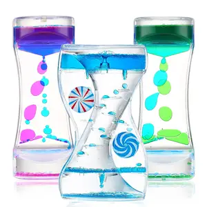 AF Trending Products 2023 Hot Fidget giocattoli sensoriali Timer liquido giocattoli di movimento liquido sensoriale Timer gorgogliatore di movimento liquido giocattoli per bambini