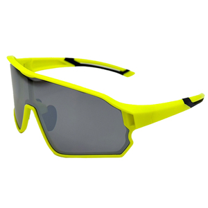High Quality UV400 Polarized <b>Sunglasses</b> Red Black Lenses <b>Large</b> Frame Fashionable PC Outdoor Sports Cycling Eyewear Blue White - Product Image 5
