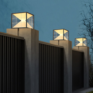 Luces Solares para Pilar, Impermeables, para Jardín, Puerta, Valla, Poste, Lámpara para Patio, Camino, Villa - Product Image 2