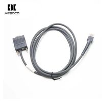 Kabel Scanner Barcode ODM OEM 2M RS232 DB9 ke RJ45, Konduktor Tembaga Murni 26AWG, Jaket PVC, Pelindung Jalinan, Model SS2LRS232