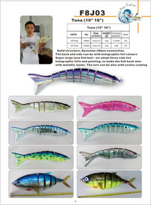 Esche per <span class=keywords><strong>pesca</strong></span> alla traina con Trolling di acqua salata <span class=keywords><strong>esca</strong></span> per corpo duro con otto esche segmentate per <span class=keywords><strong>pesca</strong></span> al tonno di acqua salata - Product Image 4