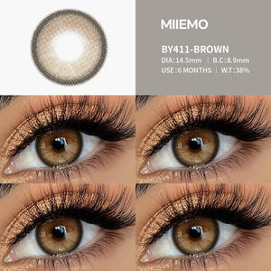 MIIEMO Lentes de contacto de ojos circulares de colores Multicolor Medio <span class=keywords><strong>uso</strong></span> anual Tamaño grande Lentes de ojos completos Lentes de contacto cosméticas Lentes de contacto - Product Image 5