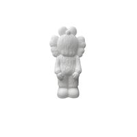 Figurine en vinyle blanc DIY Fluid Bear personnalisable pour peinture acrylique, vente en gros directe usine