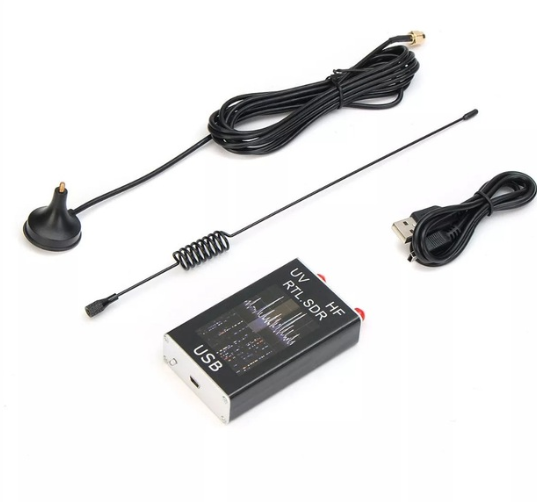 100KHz-1.7GHz Full Band UV HF RTL-SDR USB Tuner Receiver R820T+8232U Ham Radio