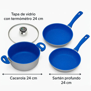 Modern <b>Ceramic</b> Marble Coated Pot <b>Pan</b> Silicone Glass Lids Bakelite Handles Non-Stick Forged Aluminum Cookware Set Gas Induction - Product Image 2