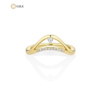 Bague de luxe en moissanite Rhiannon taille princesse à trois pierres, idéale pour mariage, fiançailles, soirée, bijou élégant