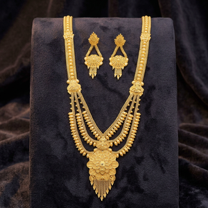 Collares largos chapados en oro, joyería de moda, joyería tradicional, regalos para mujeres, cobre y latón, chapado en oro, laminado - Product Image 1