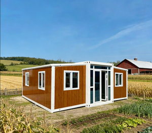 Maison conteneur extensible de type aile, préfabriquée et pliable pour maisonnette de verger - Product Image 2