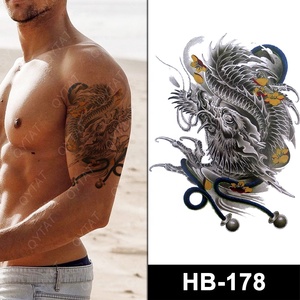 Commercio all'ingrosso QYTAT Braccio Impermeabile Temporaneo Corpo Autoadesivo Del Tatuaggio Del Drago - Product Image 4