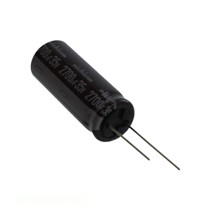 ตัวแทนจำหน่ายอย่างเป็นทางการ ตัวเก็บประจุแบบ CAP ALUM 2700UF 20% 35V RADIAL 2700 uF แบบ Through Hole รุ่น UPM1V272MHD - Product Image 1