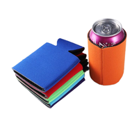 CENPLAS – Étui isotherme pliable en néoprène pour canette de bière, antichoc, garde au froid, couleurs unies, impression vierge, usage extérieur, vente en gros, personnalisable