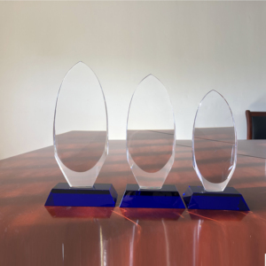 Trophée en cristal étoile, trophée de conférence annuelle, trophée en cristal musical - Product Image 4