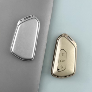 Funda de Metal y TPU para llave de coche, Serie 3 personalizada, compatible con <span class=keywords><strong>VW</strong></span> Golf PoloTiguan Passat Caddy, funda para llave, accesorios para bolsa remota Fob - Product Image 5