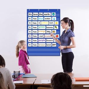 Tabla de bolsillo para el aprendizaje de idiomas en el aula, de 3 a 6 años, material PET, impresión laminada - Product Image 2