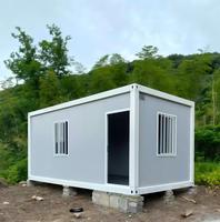Maison conteneur préfabriquée modulaire pour atelier de machines de construction extérieur