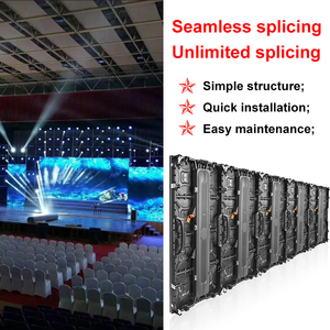 เช่าโรงงานจอแสดงผล LED กลางแจ้งสีเต็มจอ P4.81วิดีโอผนัง500x1000มม. จออลูมิเนียมหล่อตายในร่ม HH fto P4.81 - Product Image 2
