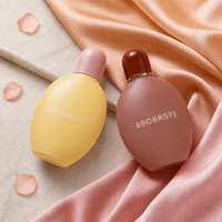 Flacon de parfum de luxe personnalisé en verre vide de 120 ml avec logo imprimé en couleur et sertissage, vente en gros par le fabricant Anding