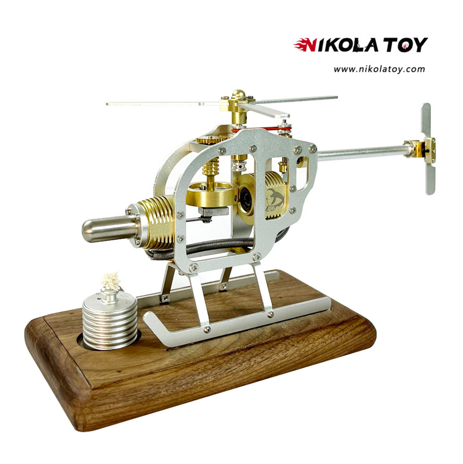 Nuevo motor Stirling para helicóptero