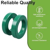 Noyau toroïdal en ferrite Ni-Zn industriel pour fil/câble T21.2X10X12.7, brouilleur de fréquence EMI/EMC