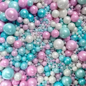 Forma personalizada Mini al por mayor <span class=keywords><strong>cumpleaños</strong></span> oro corazón helado <span class=keywords><strong>Jumbo</strong></span> cinta caramelo pastel sin azúcar comestibles azúcar perlas aspersores - Product Image 4