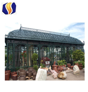 <span class=keywords><strong>Serre</strong></span> de jardin en aluminium facile à assembler avec salle de soleil Bois traité sous pression Cadre en métal Nature's Greenhouse à vendre - Product Image 4