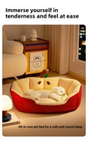 Nuevo Diseño 2026: Sofá Cama para Mascotas, Colchoneta Lavable Cálida para Todas las Estaciones (Invierno), para Perros Pequeños, Teddy, Bichón, Nido para Gatos, Venta al por Mayor