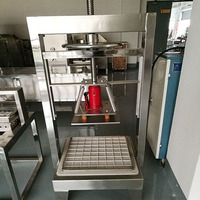 Petit fromage dur de peau de tofu de produits de haricot de pression de cric d'acier inoxydable formant la machine