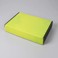 Boîte d'expédition en carton ondulé personnalisée et écologique, boîte cadeau de luxe verte pour envoi postal