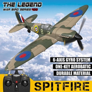 Avión RC Volantex <span class=keywords><strong>Spitfire</strong></span> 4CH XPilot con Estabilización RTF, Envergadura de 400 mm, con Alerón, Espuma EPP, Control Remoto y Giroscopio - Product Image 2
