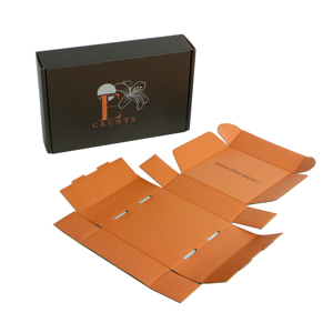 Caja de correo mate personalizada, embalaje de papel corrugado de colores para el cabello y productos cosméticos, caja de regalo de envío elegante - Product Image 5
