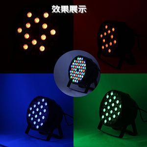 Luz PAR de 54 LED de 3W a todo color con carcasa de plástico RGB para iluminación de escenarios, bares, bodas y actuaciones. - Product Image 3