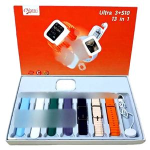 Ensemble de montres connectées R0CK Square TFT (001-002-003-004) avec longue autonomie, deux montres connectées magnétiques, deux écouteurs et un ensemble de bracelets interchangeables - Product Image 1