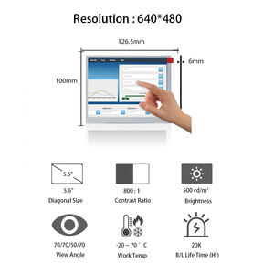 Panel LCD Innolux de 5.6 Pulgadas 800x480 AT056TN53 V.1, Pantalla Táctil Industrial para Instrumentos de Prueba, <span class=keywords><strong>M</strong></span>ódulo LCD de 5.6 Pulgadas - Product Image 1