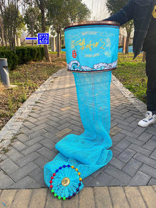 Protège-poisson pliable en caoutchouc avec filet de maintien en acier inoxydable et nylon, accessoires de pêche à la carpe pour utilisation en lac - Product Image 5