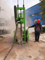 Machine de forage pour fondations, petite pelle hydraulique sur chenilles pour pieux, excavatrice de fosses pour poteaux