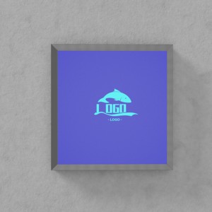 Letrero Luminoso <span class=keywords><strong>LED</strong></span> Interior Personalizado de 2x2 Pies/61x61 cm, Letrero Publicitario Hecho a Medida, Caja de Luz de Policarbonato Acrílico para Bar, Cafetería, Peluquería - Product Image 1