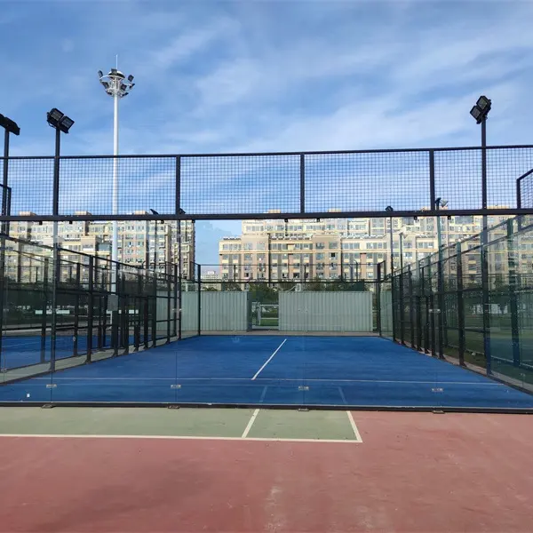 높은 품질 인기있는 뜨거운 판매 저렴한 가격 단일 및 더블 padel 테니스 코트 padel 재생