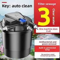 Filtre automatique en plastique SUNSUN série CPF avec stérilisateur UV-C intégré, pompe à eau ultra silencieuse 5L pour bassin à carpes koï extérieur