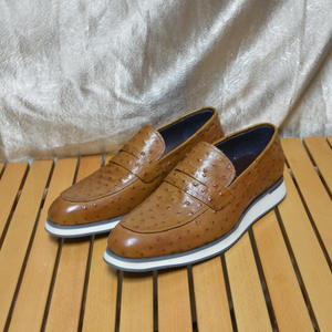 Chaussures de marche personnalisées tendance tendance en cuir véritable nouveau style décontracté pour hommes - Product Image 5