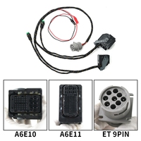 Cable de programación ECM A6E10 A6E11, Arnés de banco de 9 pines ET, Servicio de diagnóstico, Compatible con Caterpillar