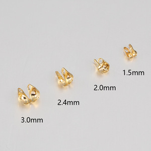 Thép không gỉ đồ trang sức tìm thấy calotte kết thúc <span class=keywords><strong>Knot</strong></span> bao gồm đôi vòng khép kín vỏ sò hạt kết nối kết thúc Hạt Đóng Cửa Khóa - Product Image 3