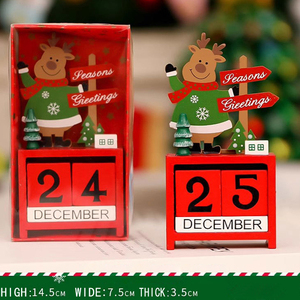 <span class=keywords><strong>Calendrier</strong></span> <span class=keywords><strong>de</strong></span> bureau en bois <span class=keywords><strong>de</strong></span> haute qualité, respectueux <span class=keywords><strong>de</strong></span> <span class=keywords><strong>l</strong></span>'environnement, 365 jours, décoration <span class=keywords><strong>de</strong></span> Noë<span class=keywords><strong>l</strong></span> pour hôtel et bureau, PinGlory - Product Image 6