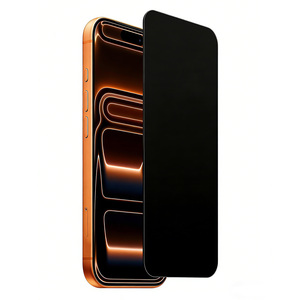 Protection d'écran en verre trempé incassable et personnalisable anti-espion pour iPhone 13 14 15 16 17 Pro Max - Product Image 1