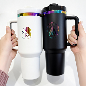 Bicchiere Termico in Acciaio Inox con Doppia Parete e Isolamento Sottovuoto, 40oz, Placcato Arcobaleno, con Coperchio e Cannuccia, Disponibile nel Magazzino USA 2.0 - Product Image 6