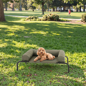 SANQIANG XL Elevated Pet <strong>Bed</strong> Removable U-Shape Cooling Pillow Solid for Cats <strong>Dogs</strong> for Summer Winter Use Custom Manufacturer - Product Image 1